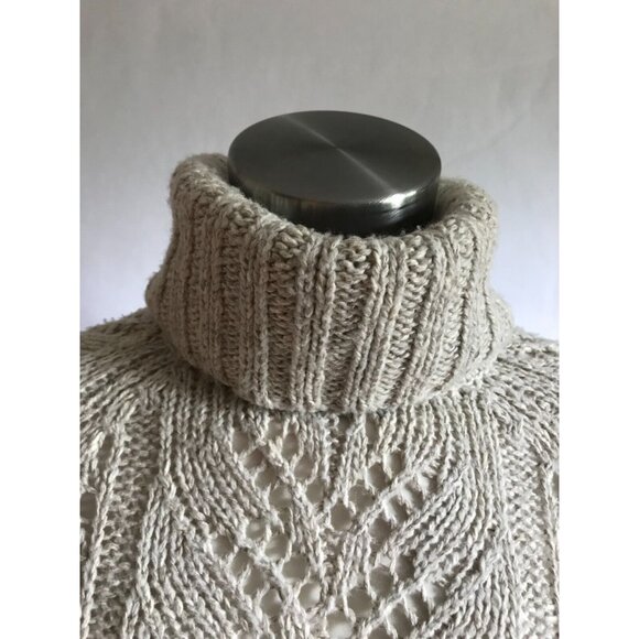 Sleeping on Snow Gray Loose Knit Turtleneck Neck Sweater, Size Small (US) - Picture 5 of 6